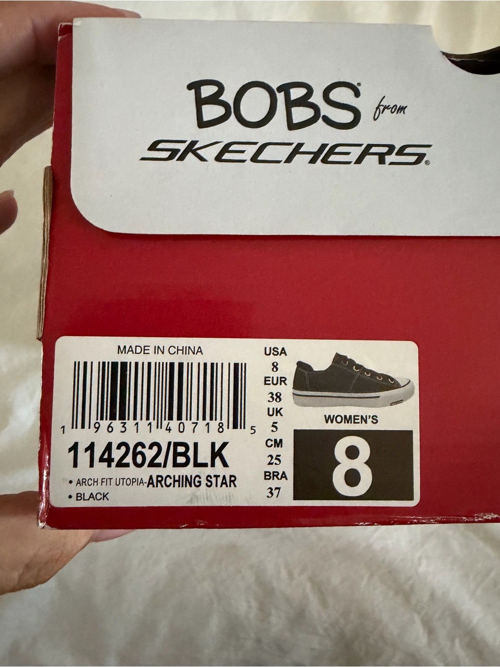 Skechers Women’s BOBs Arch Fit Utopia Arching Star Size 8 - Picture 8 of 9